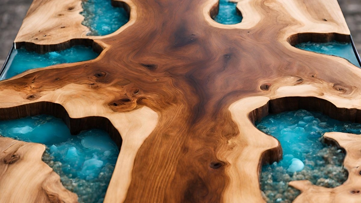 Quantos centimetros tem as mesa de resina epoxi