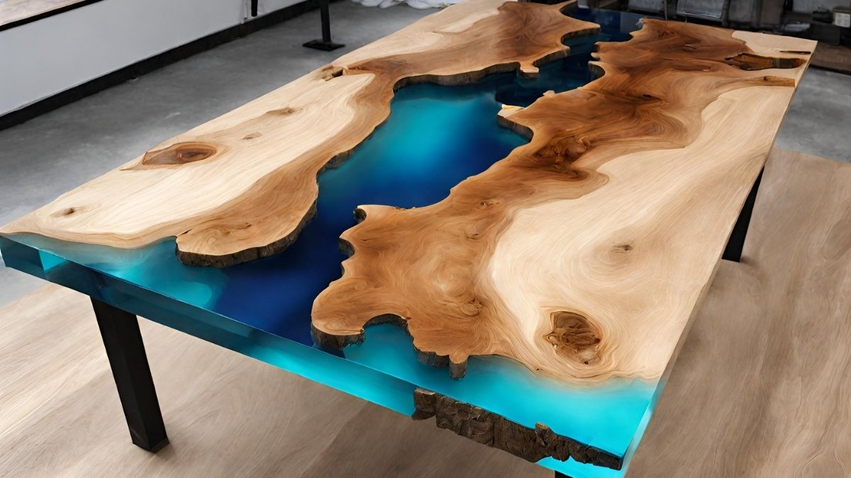 Quantos centimetros tem as mesa de resina epoxi