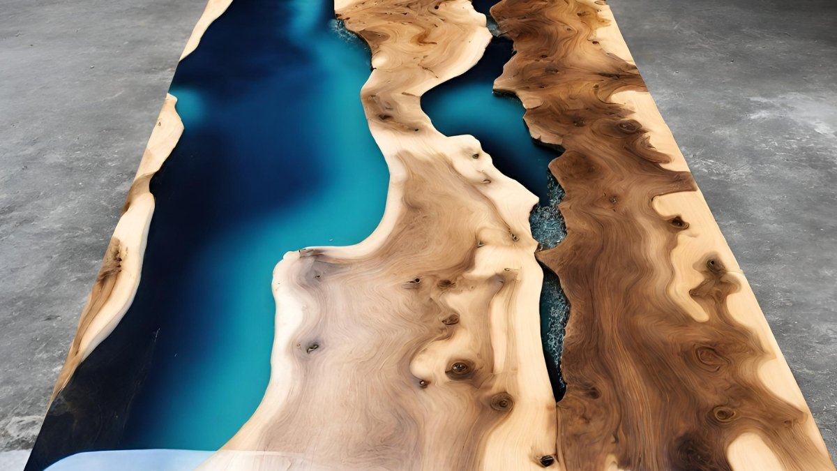 Resina comum para mesa de madeira