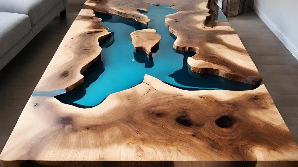 Resina comum para mesa de madeira