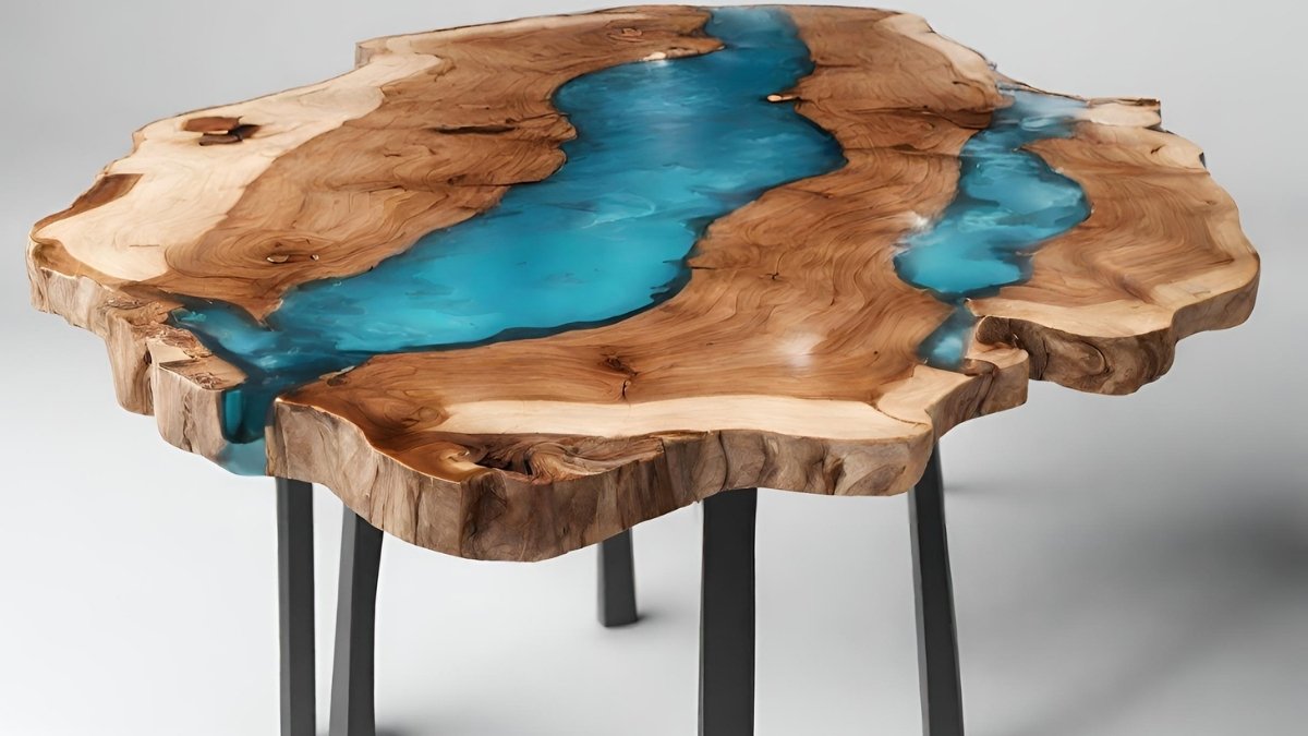 Materiais para fazer mesas de madeira com resina