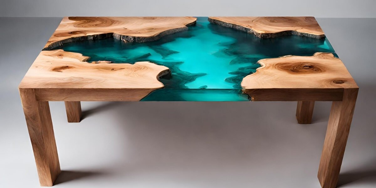 Qual o processo de fazer mesas com resina impox