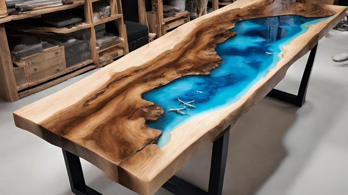 Resina de fibra pode ser usada pra mesas