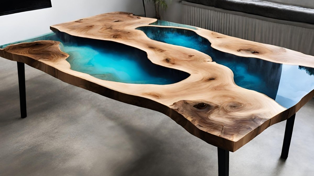 Resina para mesas de madeira