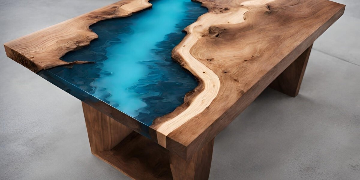 Tampo de mesa em resina