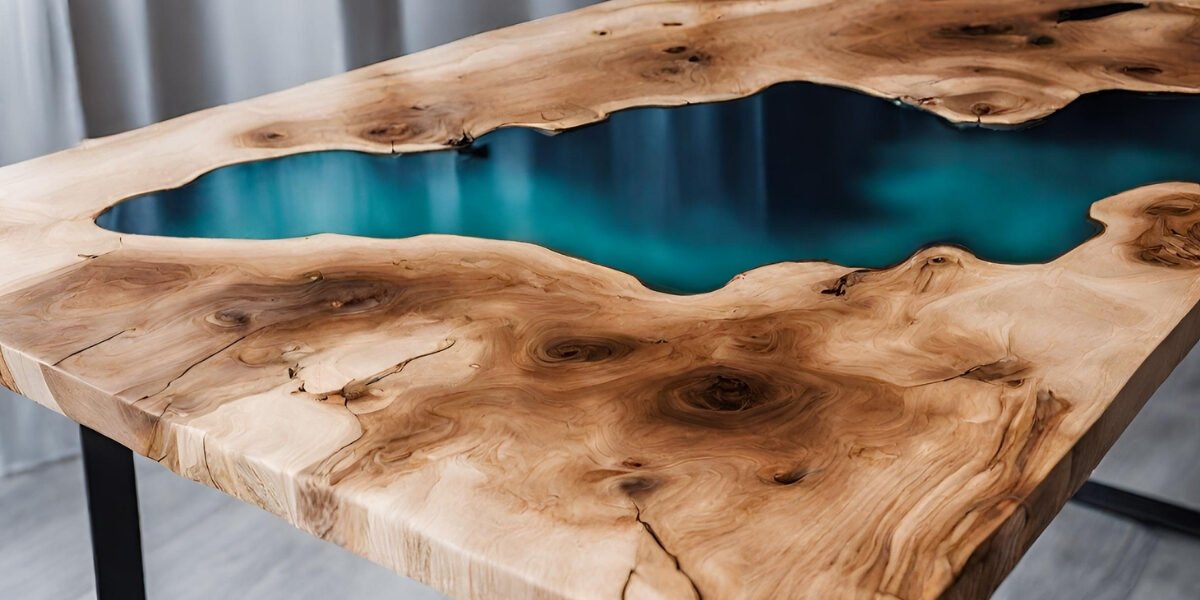 Tampos de mesa em resina