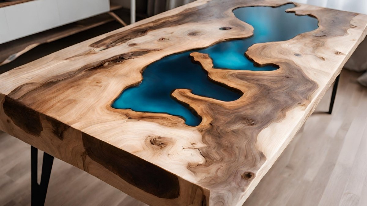 Mesas de resina epóxi