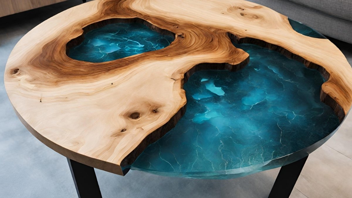 Tampos de mesa em resina