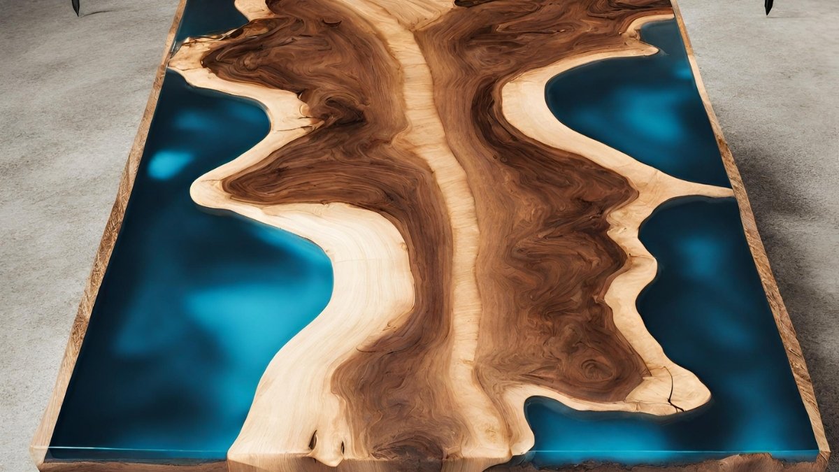 Como fazer mesa de madeira com resina