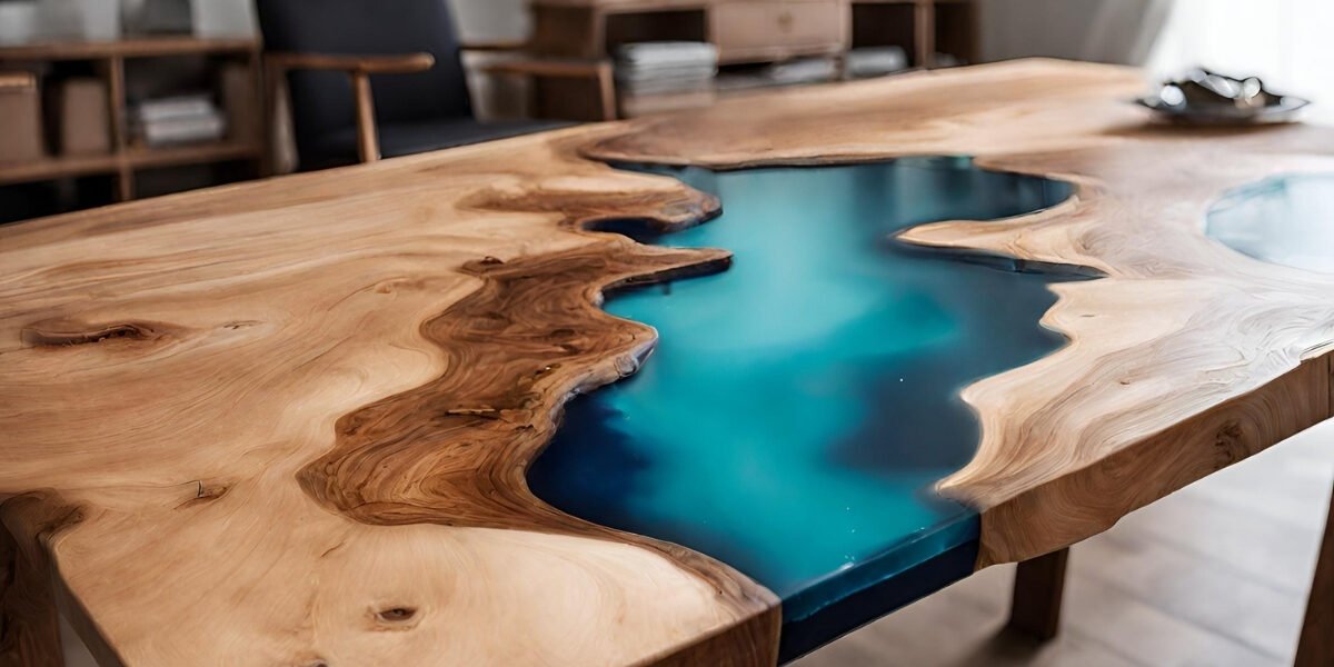 Mesa de centro resina