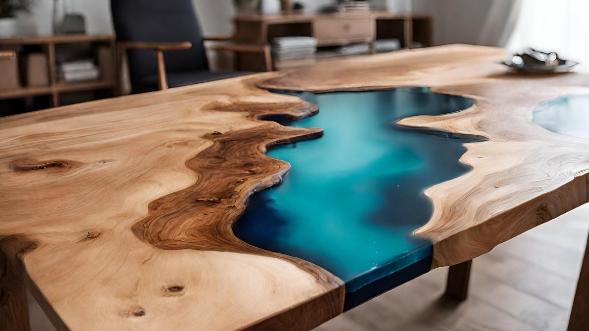 Mesa de centro resina