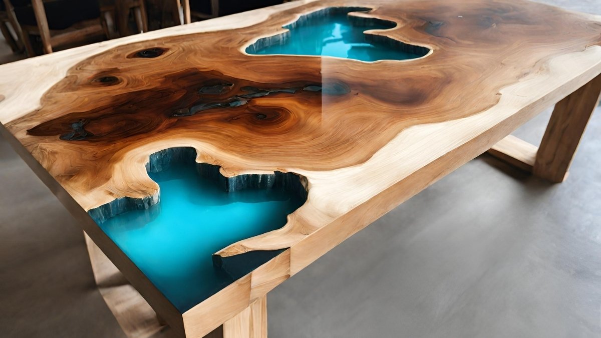 Materiais para mesa de resina epoxi