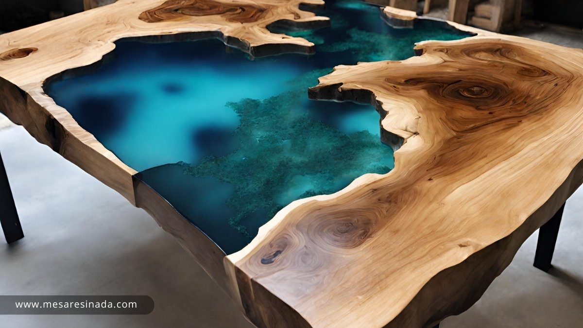 Resina para mesas de madeira