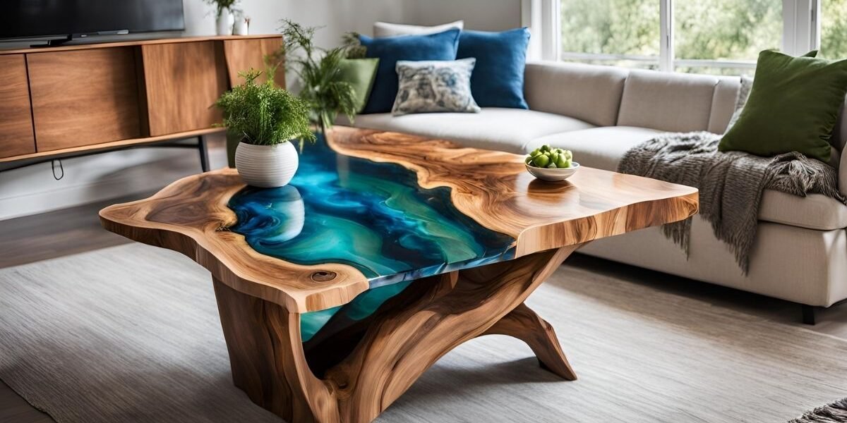 Mesa de bobina com resina