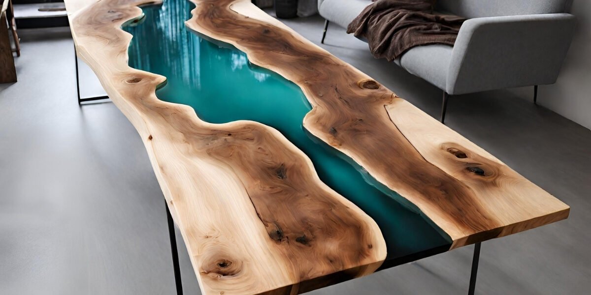 Imagens de mesas resinadas