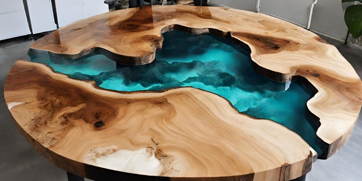 Fotos de mesa com resina