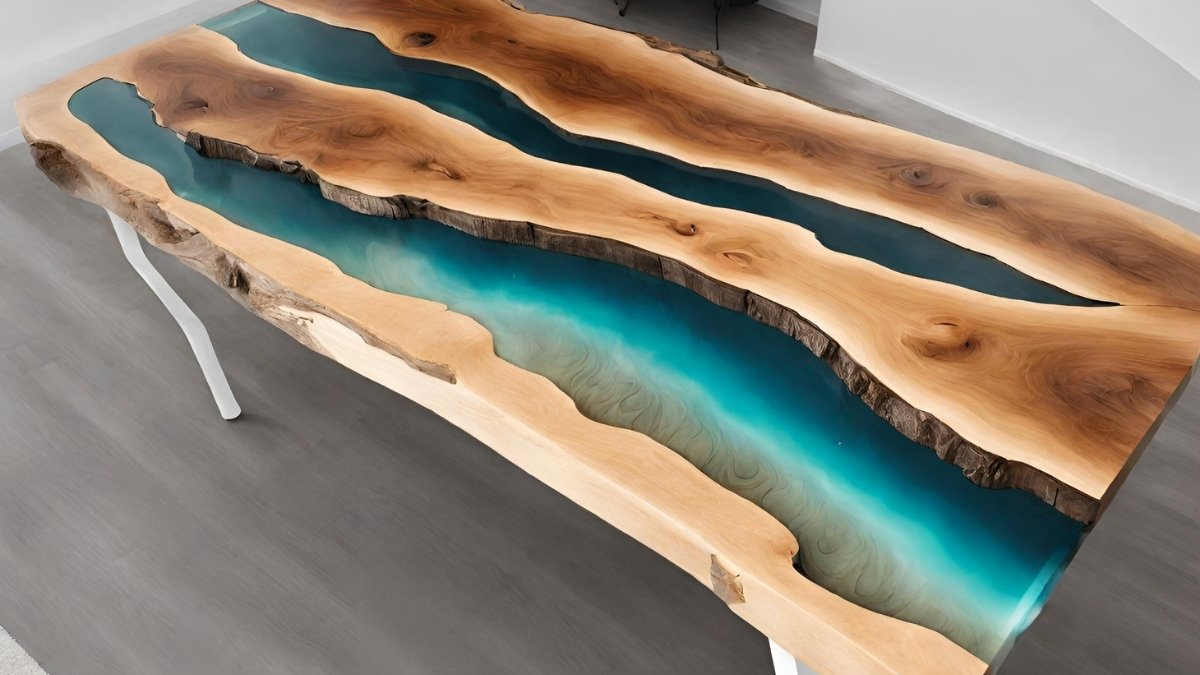 Como usar resina epoxi em mesa de madeira