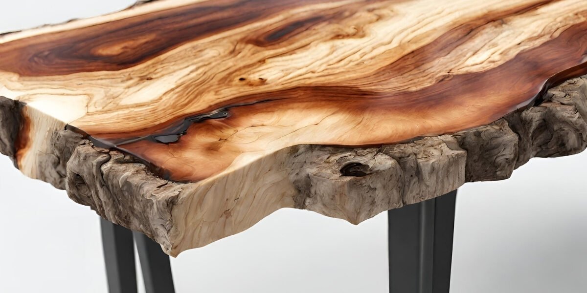 Como fazer mesa de madeira e resina