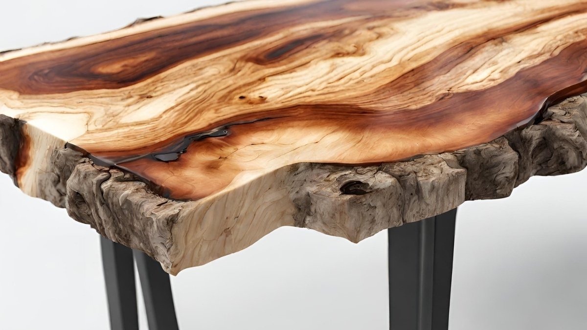 Como fazer mesa de madeira e resina