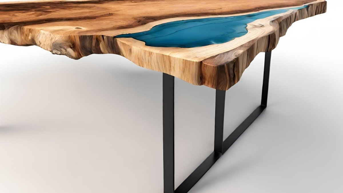 Como fazer mesa de madeira rustica com resina