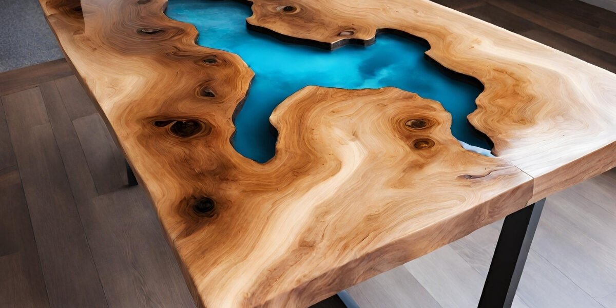 Como fazer resina em mesa de madeira