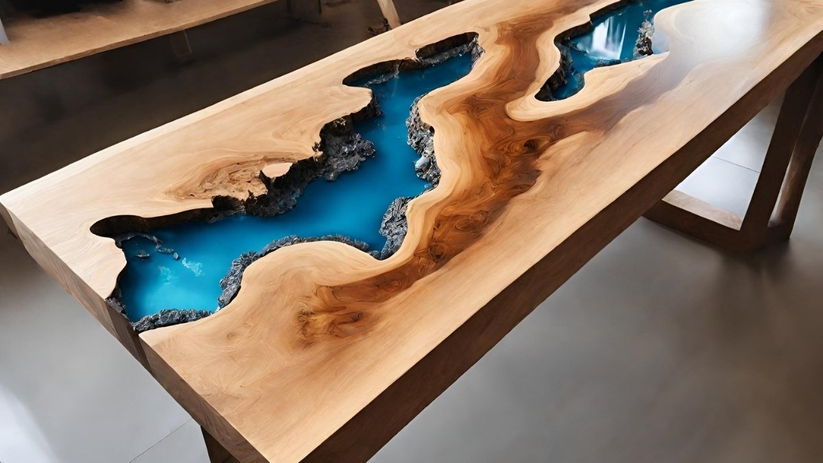 Curso de mesa com resina Curso de mesa com resina