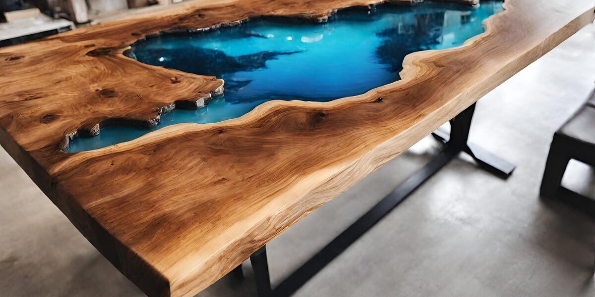 Como fazer mesas de madeira com resina