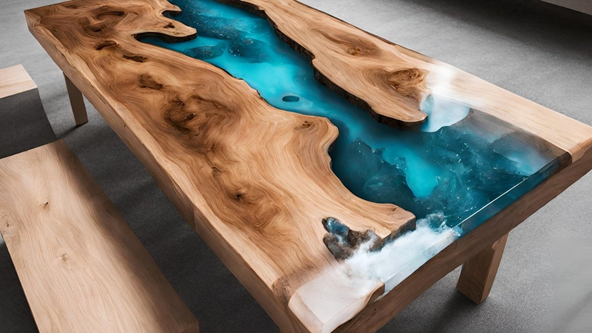 Crucifixo de mesa em resina