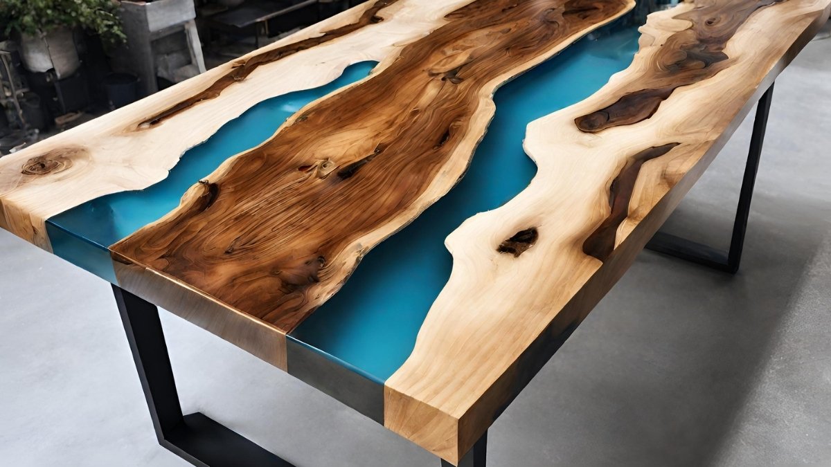 Curso de mesa em resina