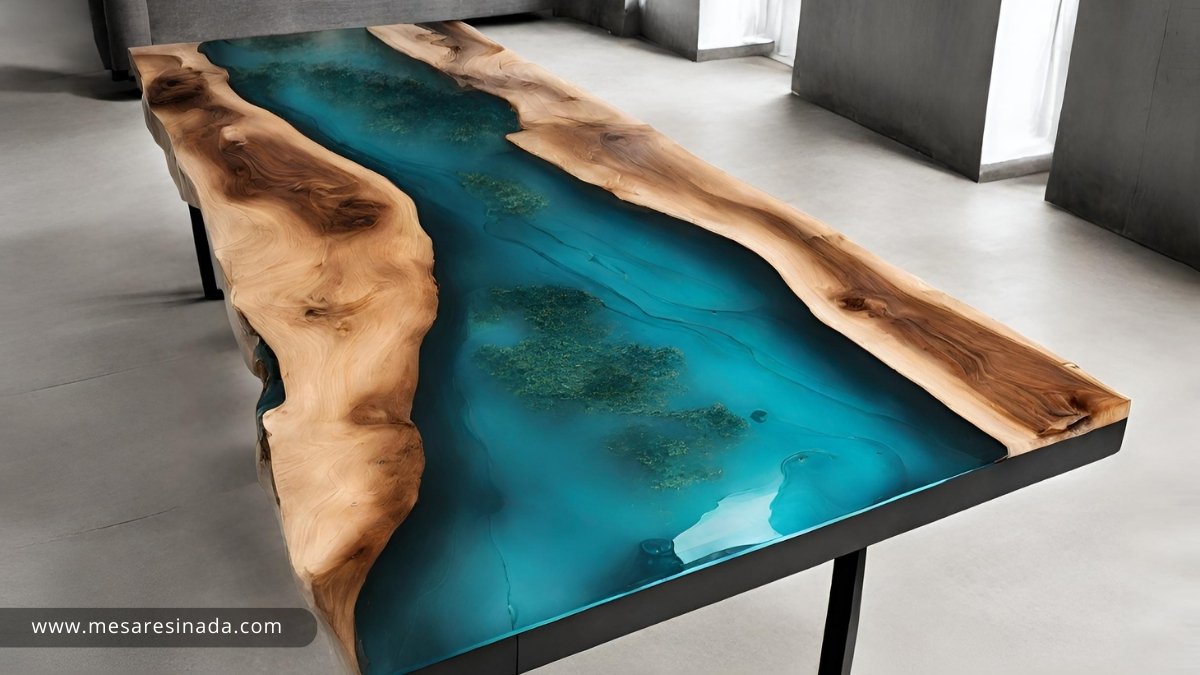 Como fazer mesa de madeira resinada