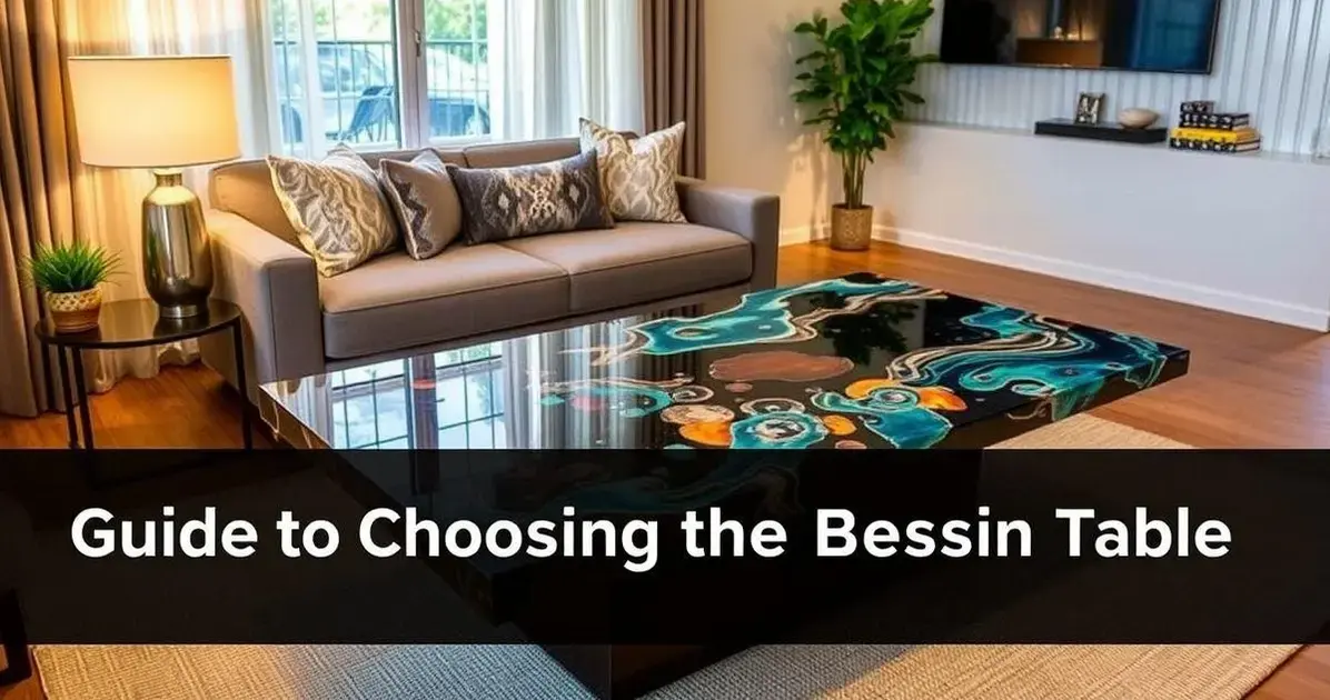 Mesa de resina comprar