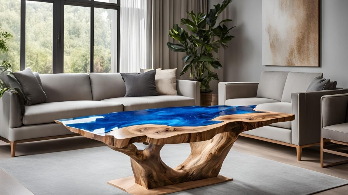 Mesa de jantar resina epoxi Mesa de jantar resina epoxi