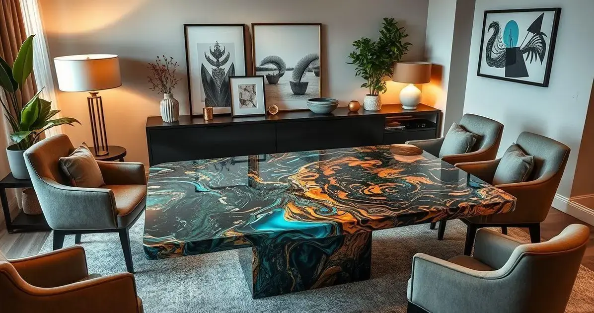 Mesa de resina epoxi preço Mesa de resina epoxi preço