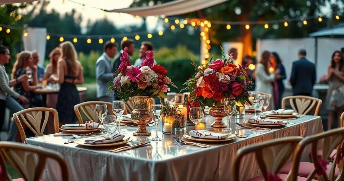 Mesa de resina para festa Mesa de resina para festa