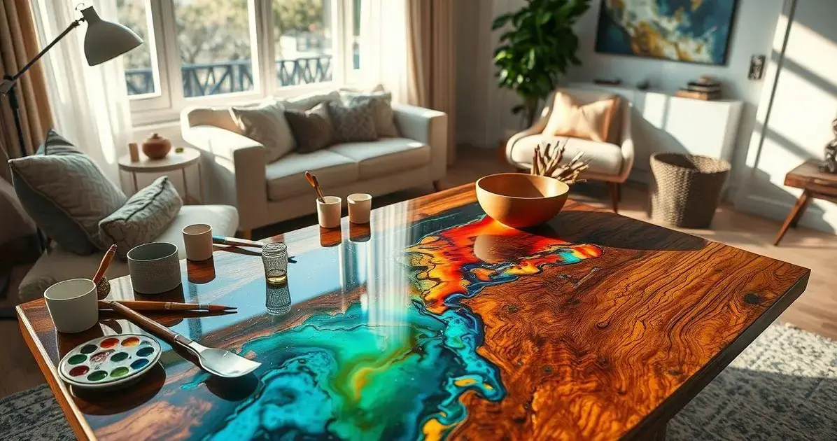 Mesa de resina passo a passo Mesa de resina passo a passo