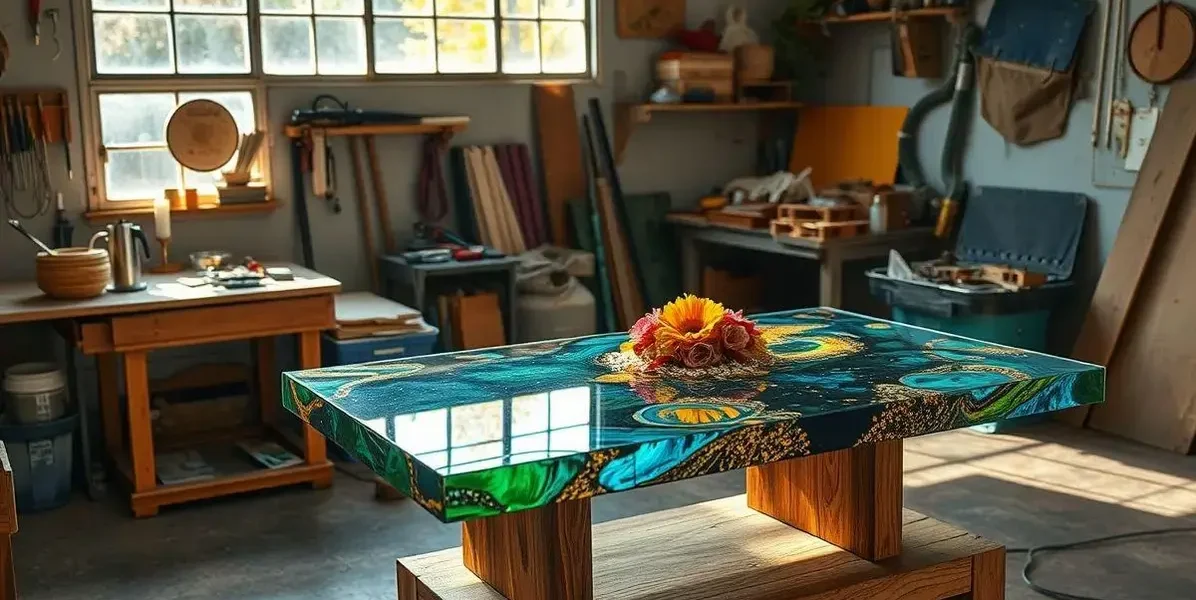 Mesa de resina passo a passo