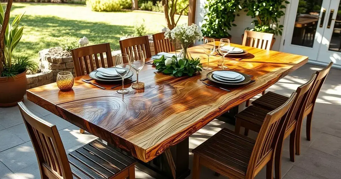 Mesas de madeira resinada Mesas de madeira resinada