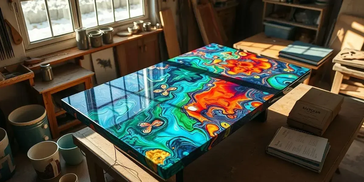 Mesas de resina como fazer