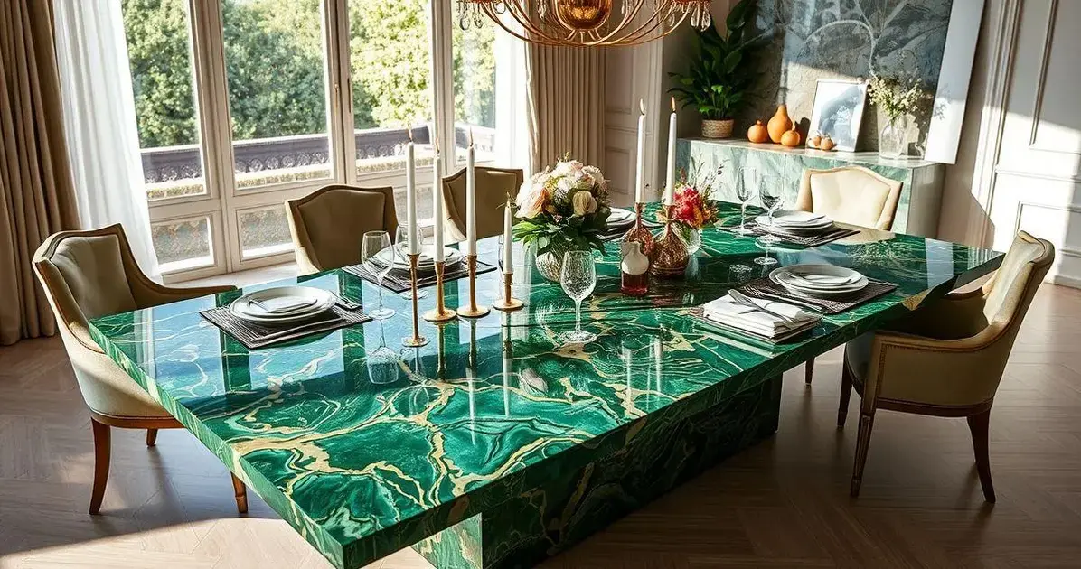 Modelos de mesa de resina