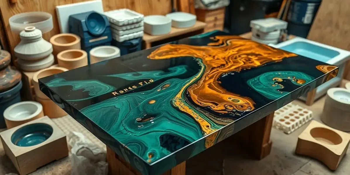 Moldes para mesas de resina epoxi