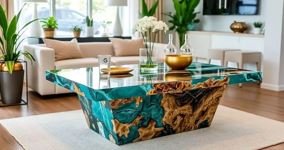 Preço de mesa resinada