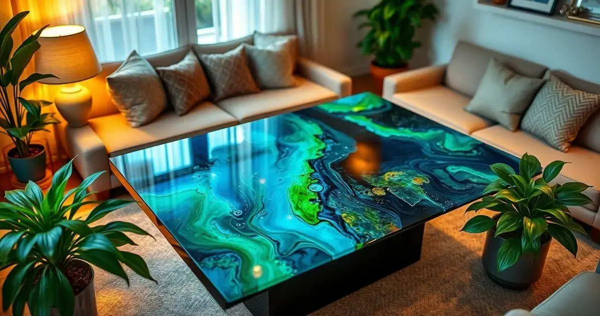 Resina epoxi para tampo de mesa