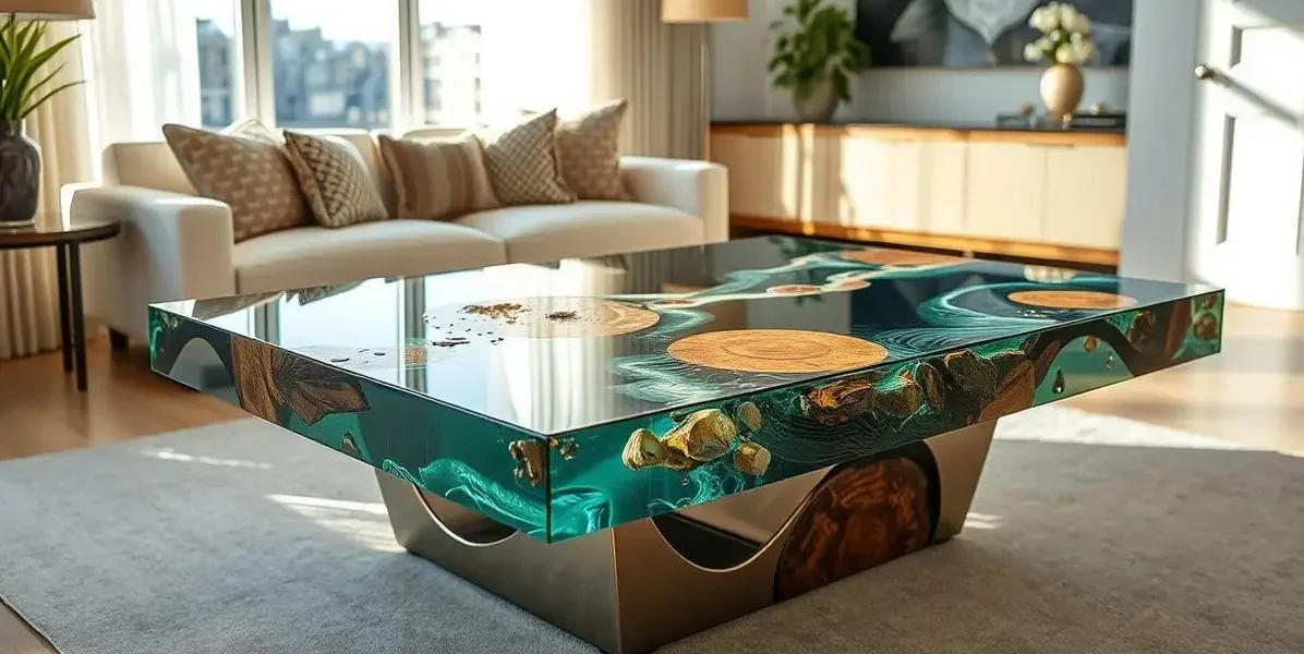 Resina para fabricação de mesas