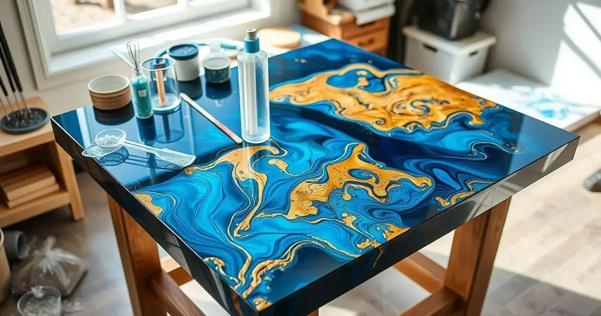 Resina para fazer tampo de mesa Resina para fazer tampo de mesa