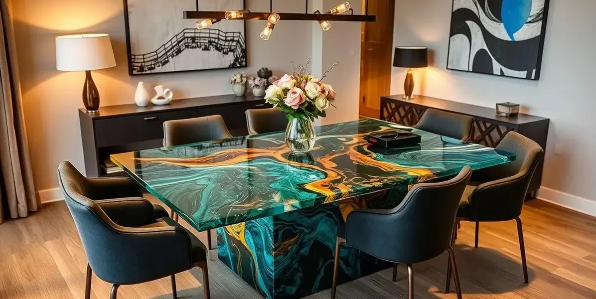 Valor mesa de resina