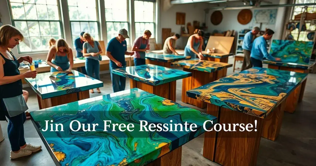 Curso de mesa resinada gratis