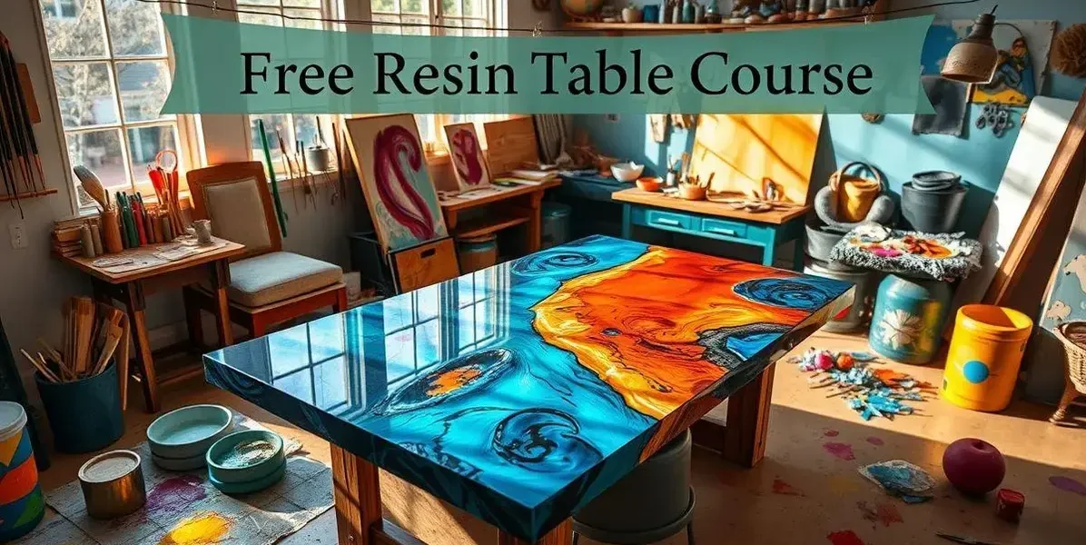 Curso de mesa resinada gratis