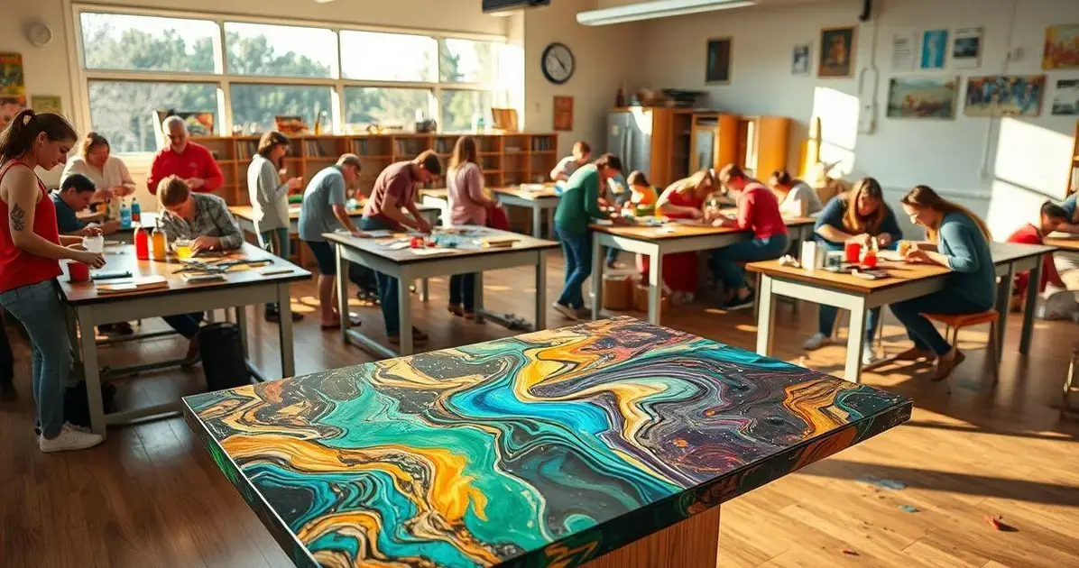 Curso de mesas resinadas presencial