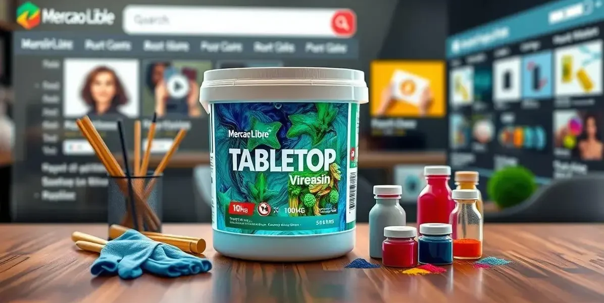 10 kl de resina de mesa no mercado livre