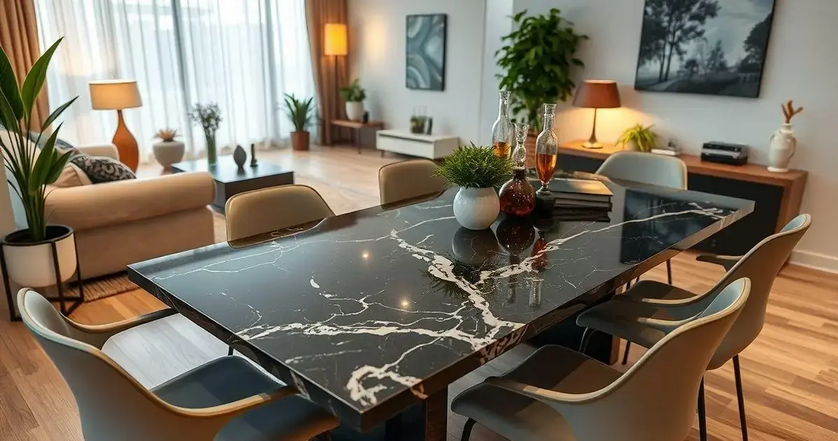 A mesa de resina risca